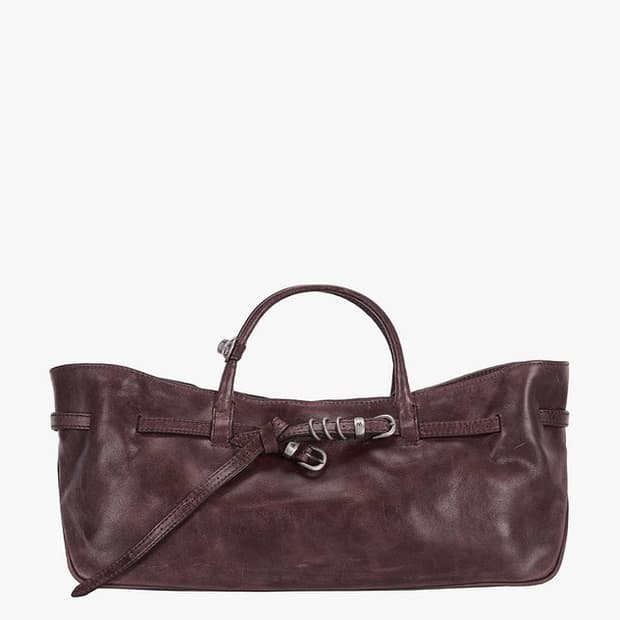 GRANDMA USED BAG_wine pull-up  마지셔우드