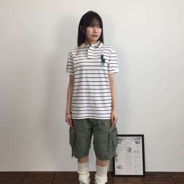 Polo Ralph Lauren Stripe Big Pony Polo