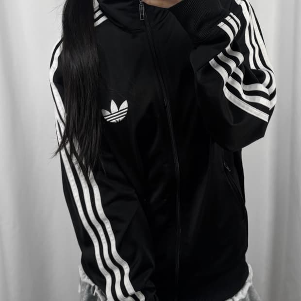 아디다스 블랙 파이어버드 트랙탑 져지