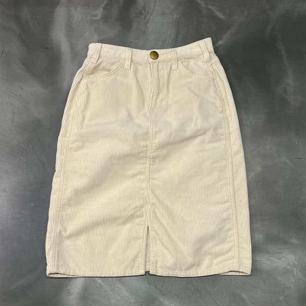  랭글러 코듀로이 미디 스커트 y14904