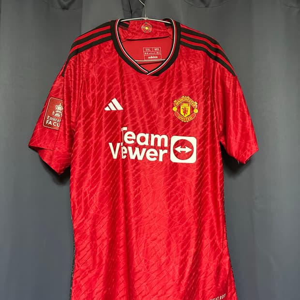 [2XL] 맨체스터 유나이티드 어센틱 가르나초 홈 유니폼