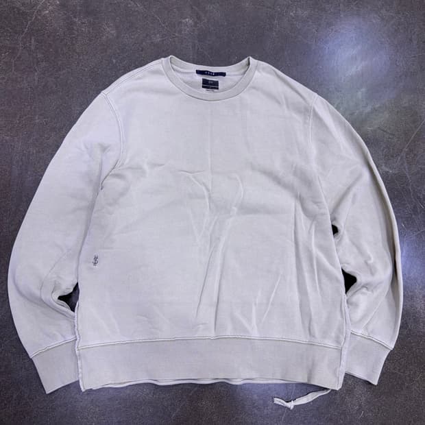 ksubi 4x4 비기 크루 스웻셔츠 맨투맨 데저트 XL