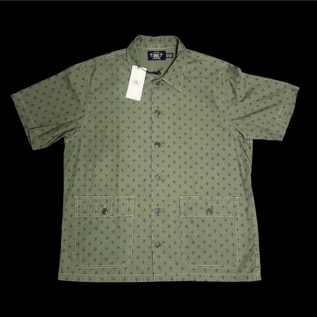 RRL Evanston Ripstop Camp Shirt / L