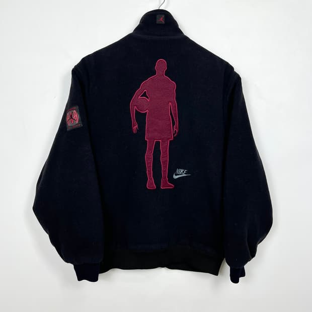 1990s NIKE 나이키 조던 빅로고 울 바시티 자켓