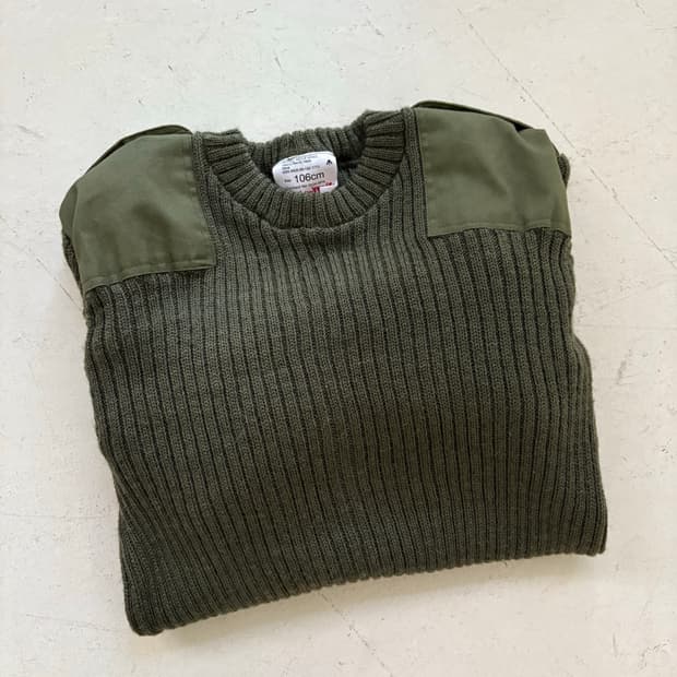80's British Army Wool Sweater.