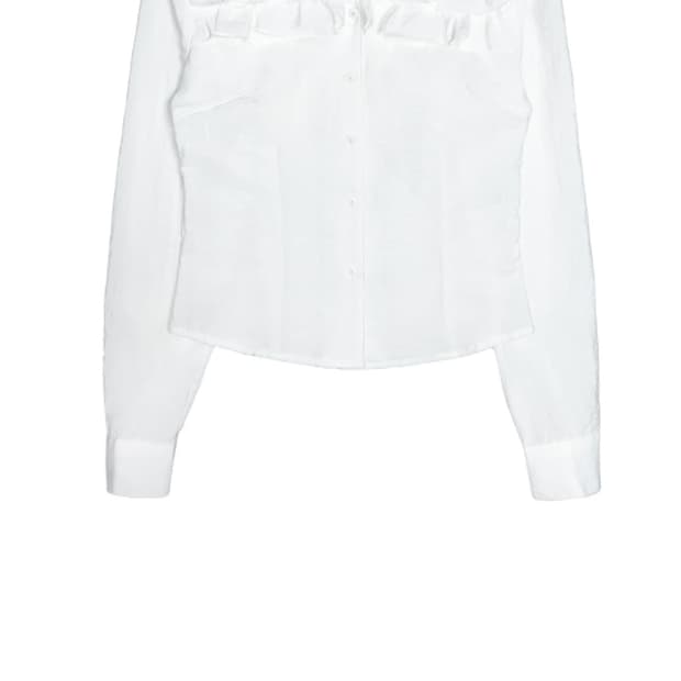 Chemehc FLOUNCY FRILL SHIRT 셔츠