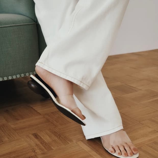 Zara 자라 투명 뮬 샌들