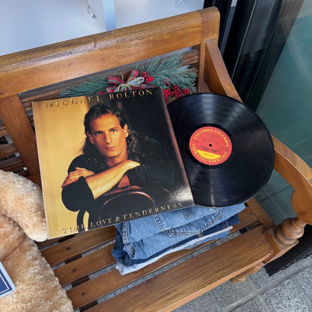 마이클 볼튼 Time, Love & Tenderness LP 엘피 음반