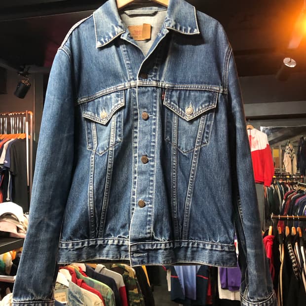 리바이스 00’s 70500 데님 트러거 청자켓 유럽판