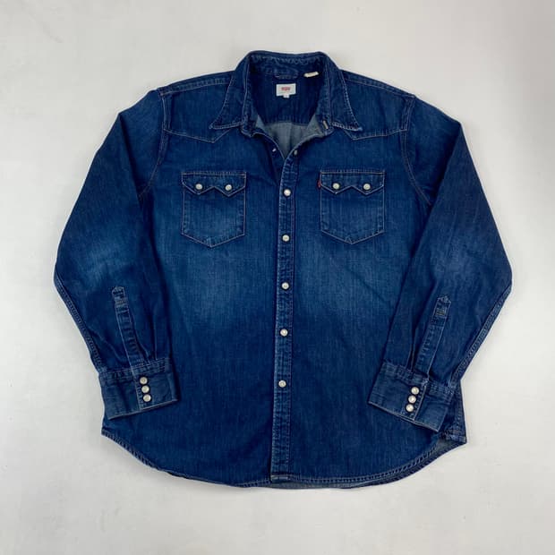 리바이스 포켓 워싱 웨스턴 셔츠  (110)