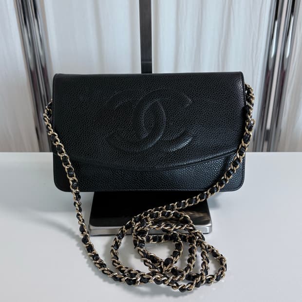 샤넬 타임리스 woc 캐비어 크로스백