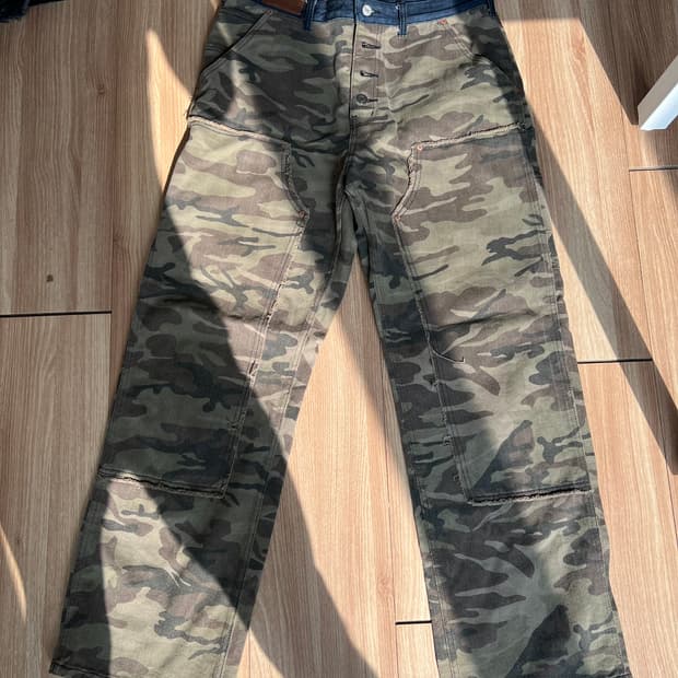 앤더슨벨 카모플아주 카펜터진 33사이즈