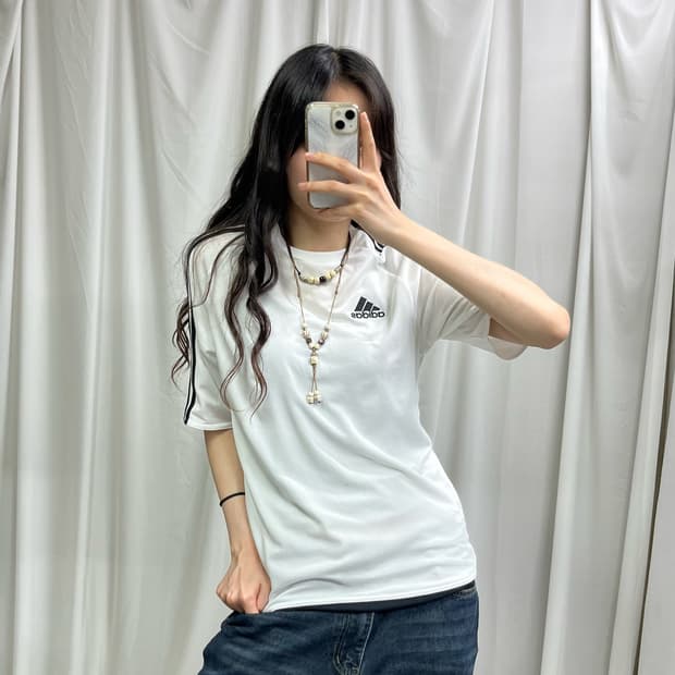 Adidas white T-shirts