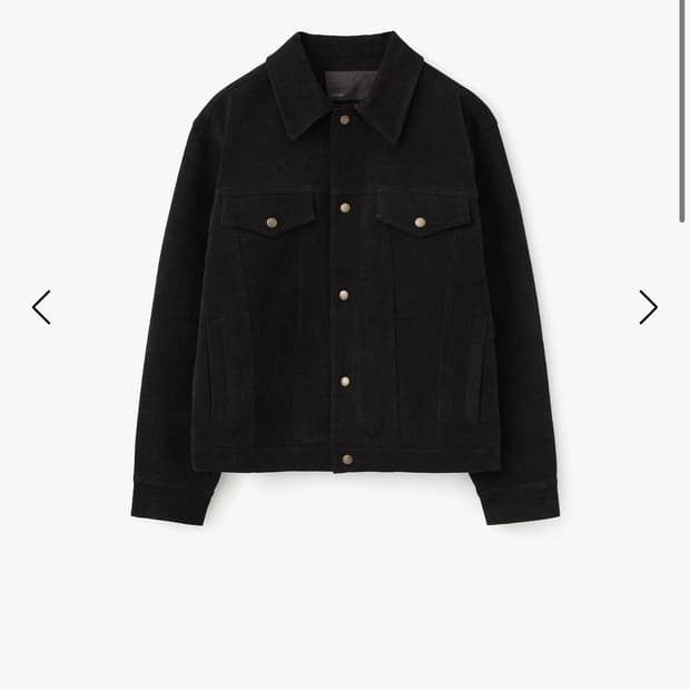 르마드 코듀로이 트러커 자켓 블랙 3사 구매 원해요