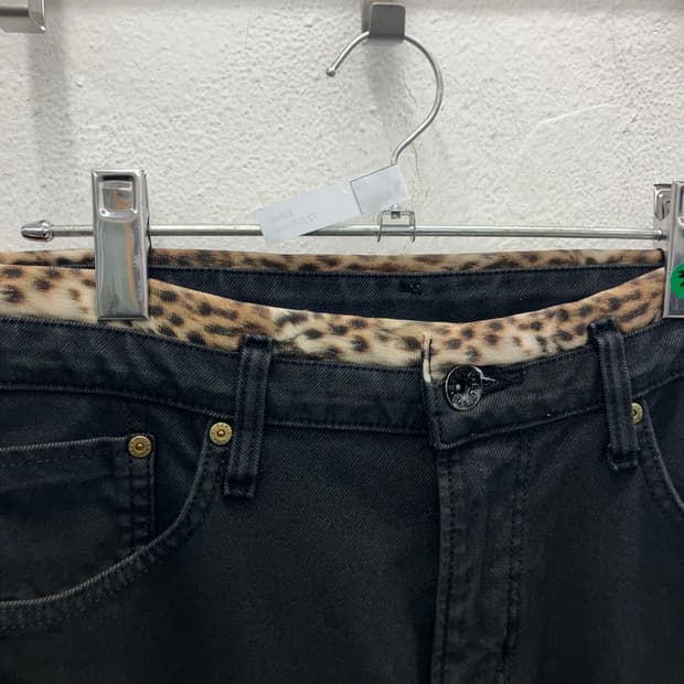 에드윈 세미 카프리 와이드 팬츠