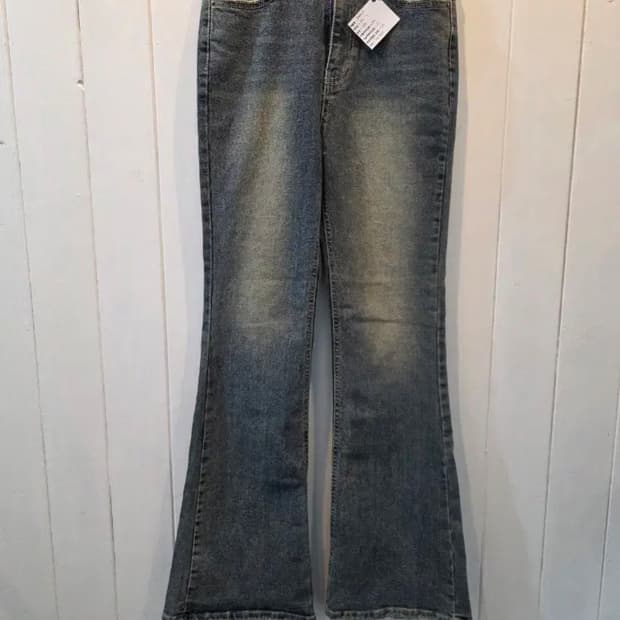 INEGI 부츠컷 워싱 팬츠