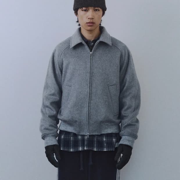 기준 맨 Hairy Wool Blouson (새상품)