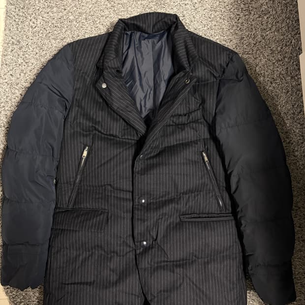 솔리드옴므 울자켓패딩 100