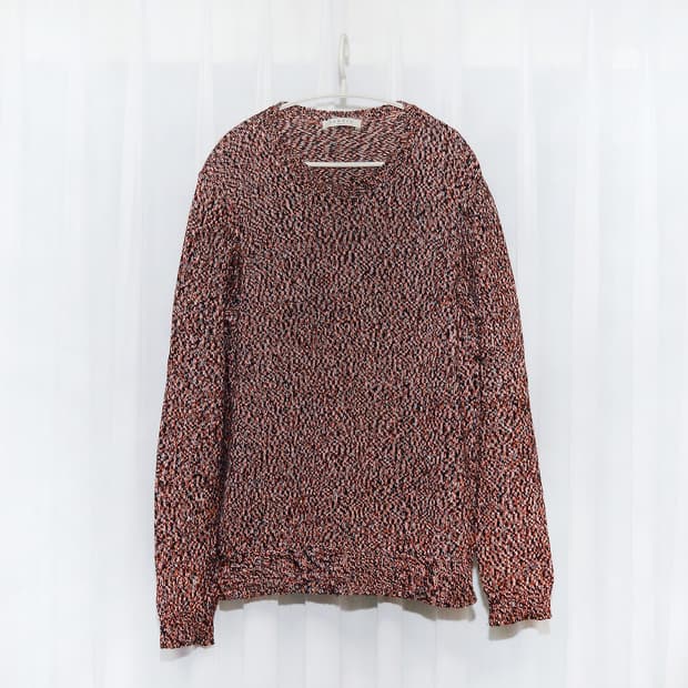 산드로 (sandro) 코튼 보카시 트위드 핸드니트 (F 95-100)