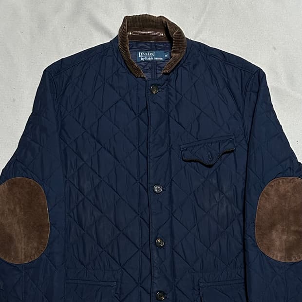 M 폴로랄프로렌 네이비 퀼팅 자켓