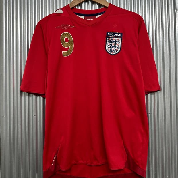[M] UMBRO 엄브로 잉글랜드 2006 루니 9번 어웨이 축구 유니폼