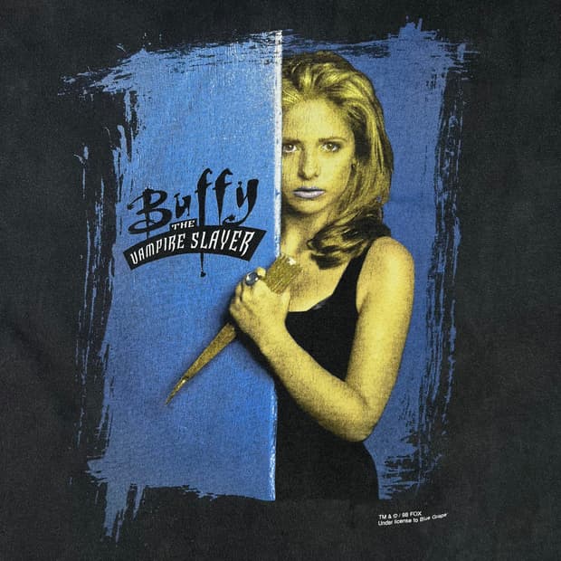 Buffy The Vampire Slayer 프로모션 반팔티