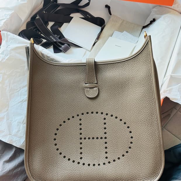 에르메스 에블린 33 에토프 금장 K각인 (새상품급)