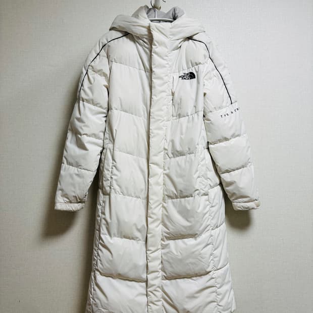 노스페이스 화이트라벨 델타나 구스디운 롱패딩