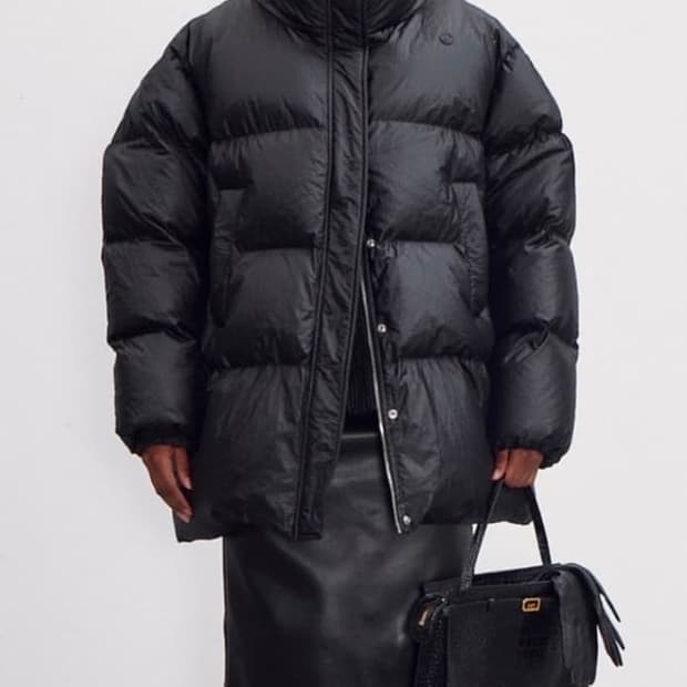 렉토 샤이닝 퀼티드 구스 다운 점퍼