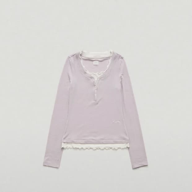 더바넷 aimee slim layered t-shirt