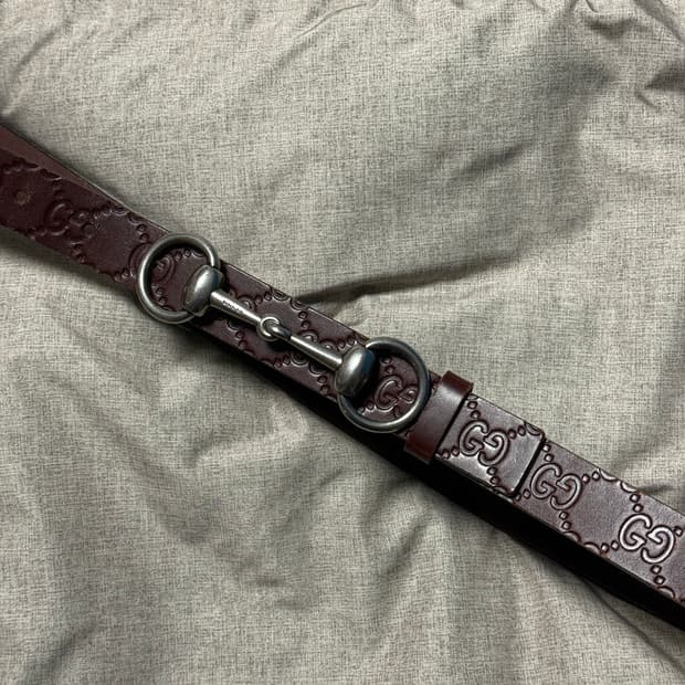 구찌 by 톰포드 홀스빗 모노그램 벨트 