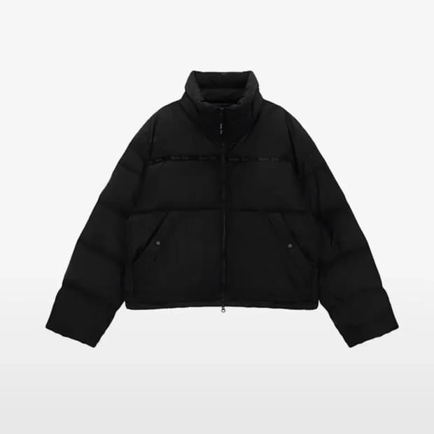 마땡킴 테이핑 푸퍼 자켓 패딩