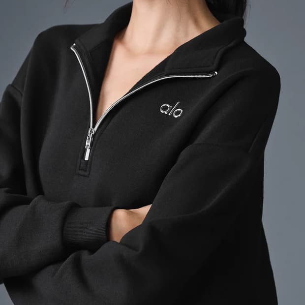 알로 요가 Alo Accolade 1/4 Zip Pullover 반집업