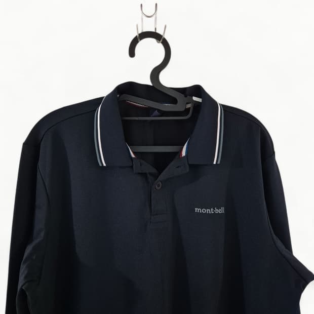 [100]몽벨 빈티지 폴리 긴팔카라티 Men