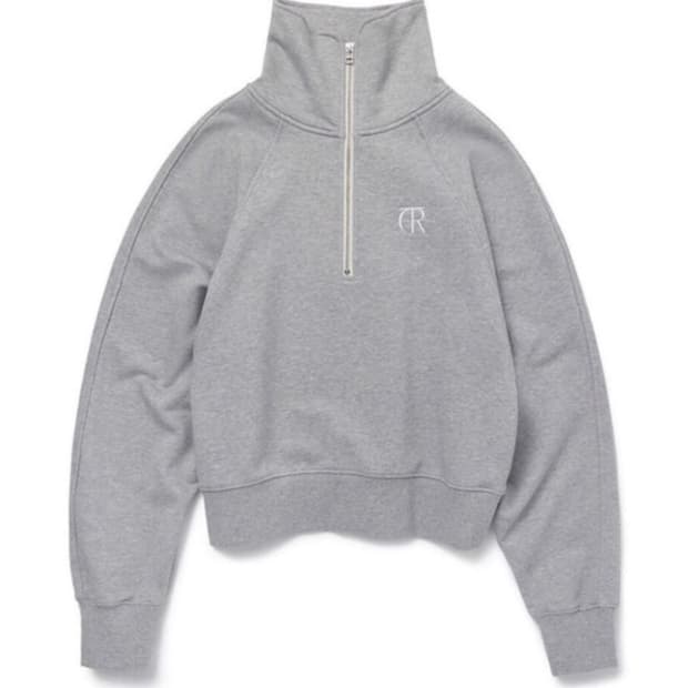 Current 커렌트 하프넥 스웻셔츠 반집업