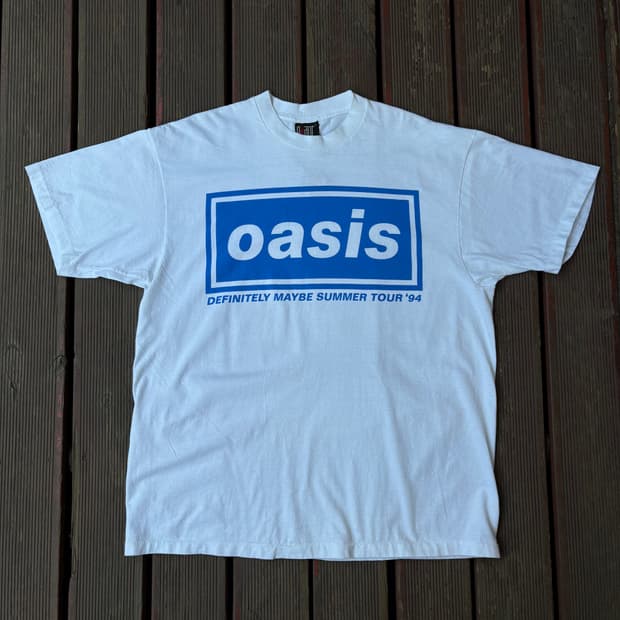 오아시스 투어 반팔 티셔츠