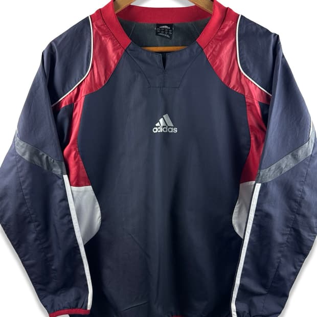 아디다스 네이비 레드 웜업2213
