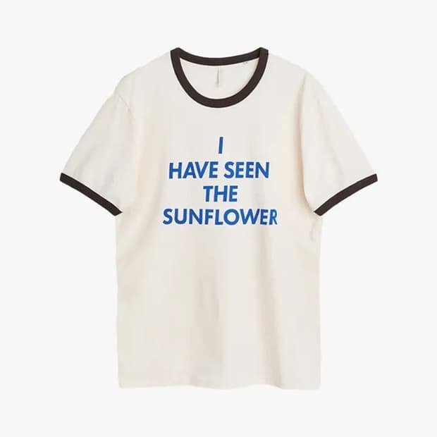 SUNFLOWER JAGGER TEE 선플라워 반팔 링거티