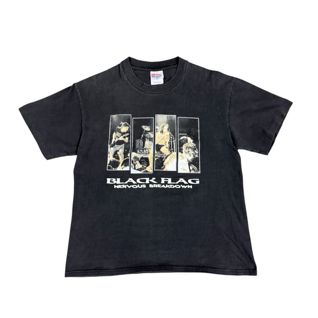 빈티지 90s Black Flag 블랙플래그 티셔츠