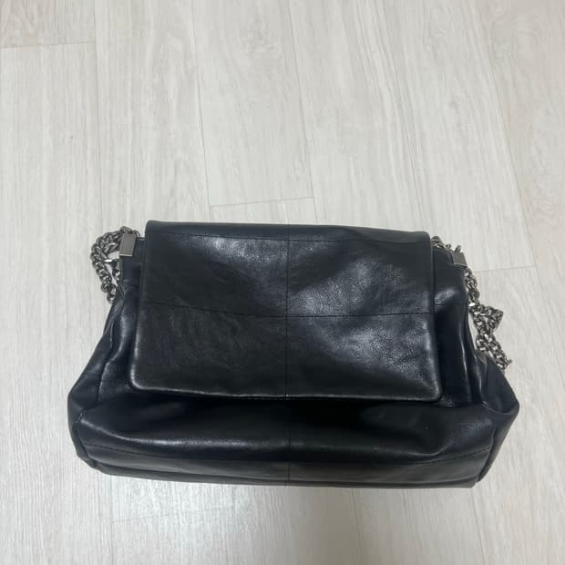 딥파워 자라 여성가방 락 플랩 숄더백 블랙 