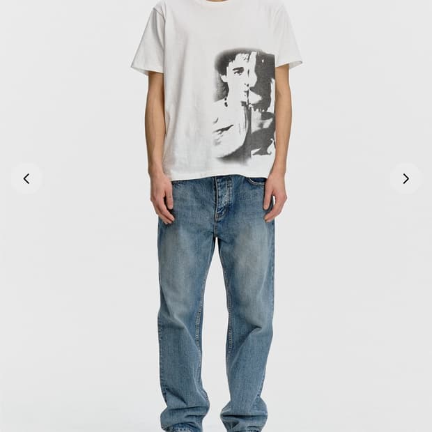 서피스에디션 TORN STRAIGHT DENIM PANTS INDIGO