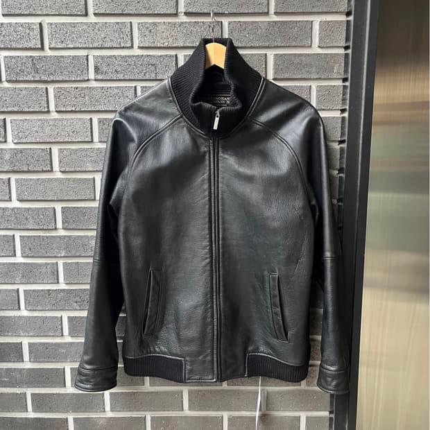 cow leather 소가죽 자켓 블랙