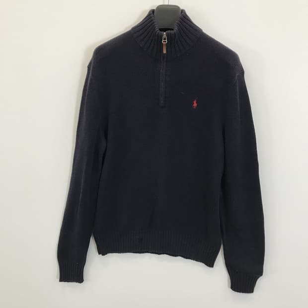 폴로 피마코튼 하프집업 니트 [M]