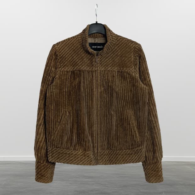 GRAY MAGIC 코듀로이 집업 자켓