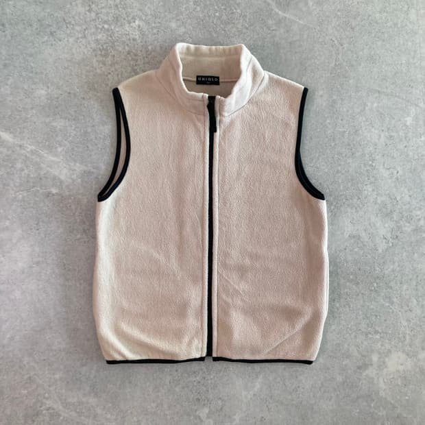 유니클로 후리스 조끼