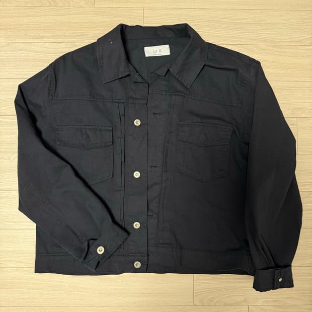 페이즈 웨스턴 크롭 자켓(네이비)