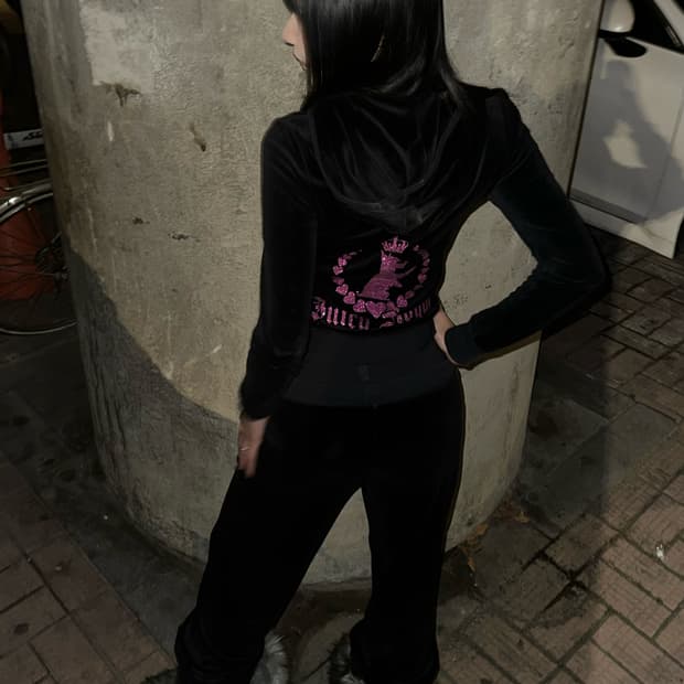 Juicy Couture Pink Velvet Set-Up