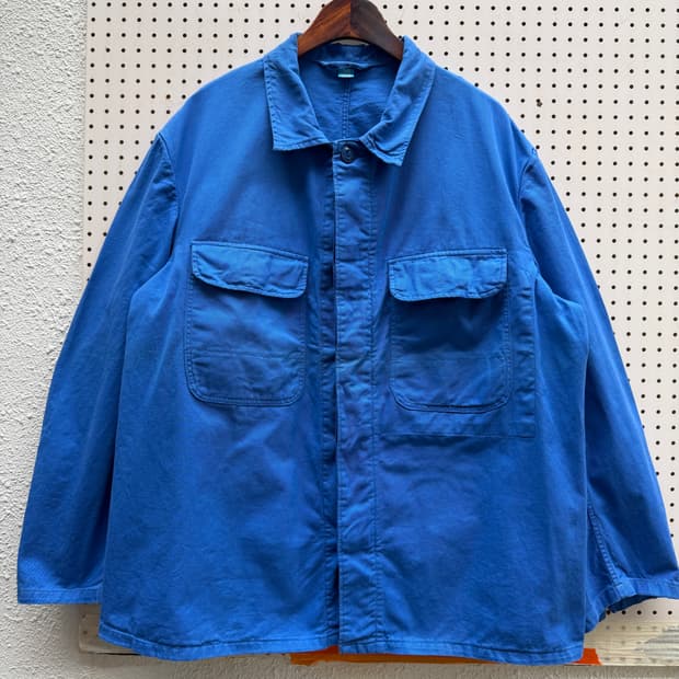 OLD VINTAGE LIGHT BLUE 2 POCKET 메카닉워크자켓