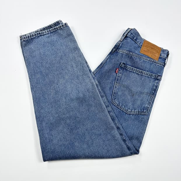 30 리바이스 og 와이드 벌룬핏 연청 데님팬츠