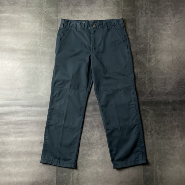 CARHARTT 칼하트 빈티지 네이비 더블니 워크팬츠